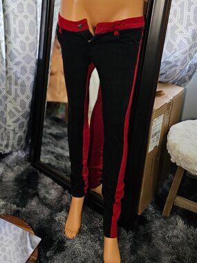 Royal Bones by Tripp Split Color Skinny Jeans